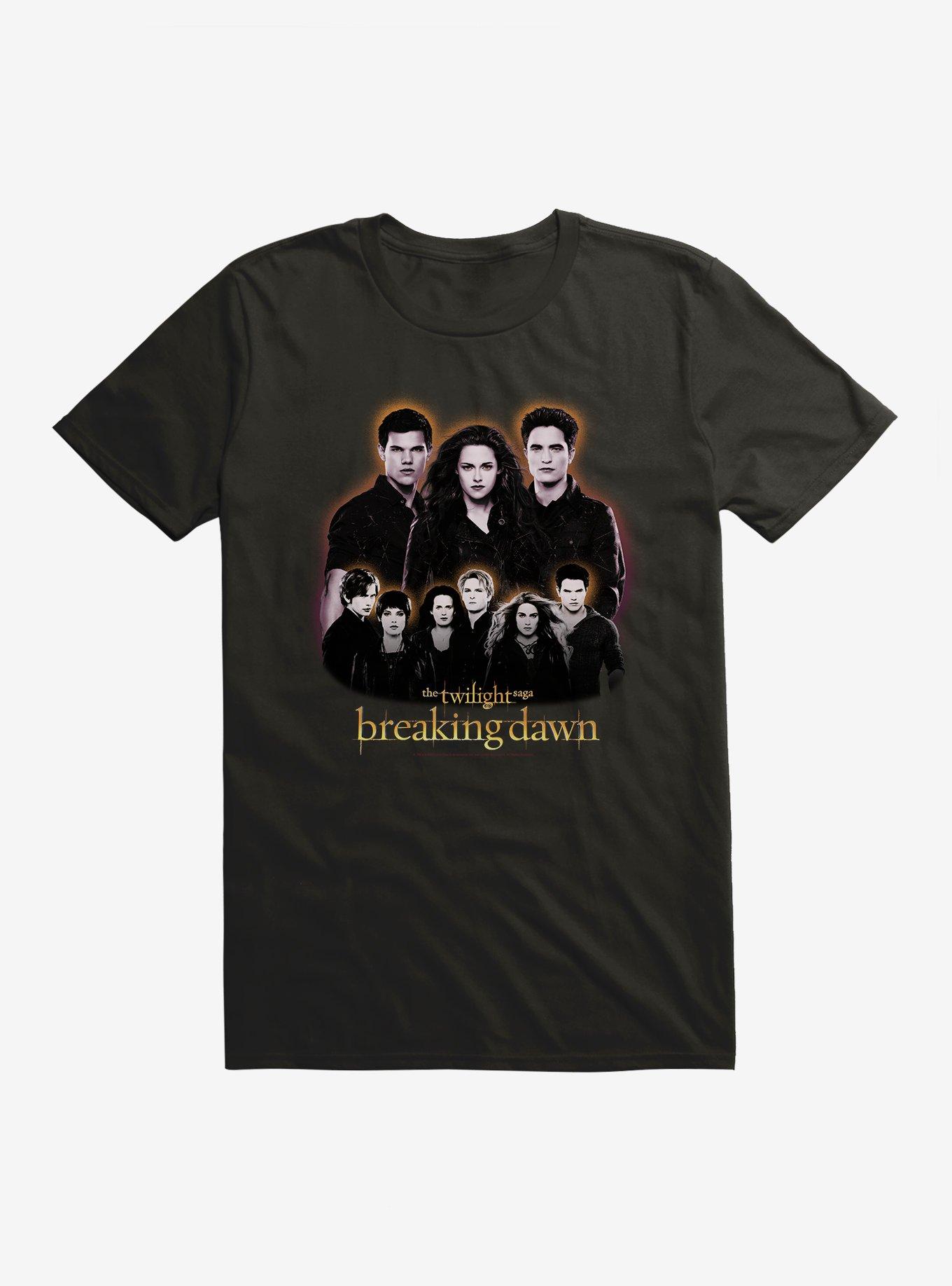 Twilight Breaking Dawn Group T-Shirt - BLACK