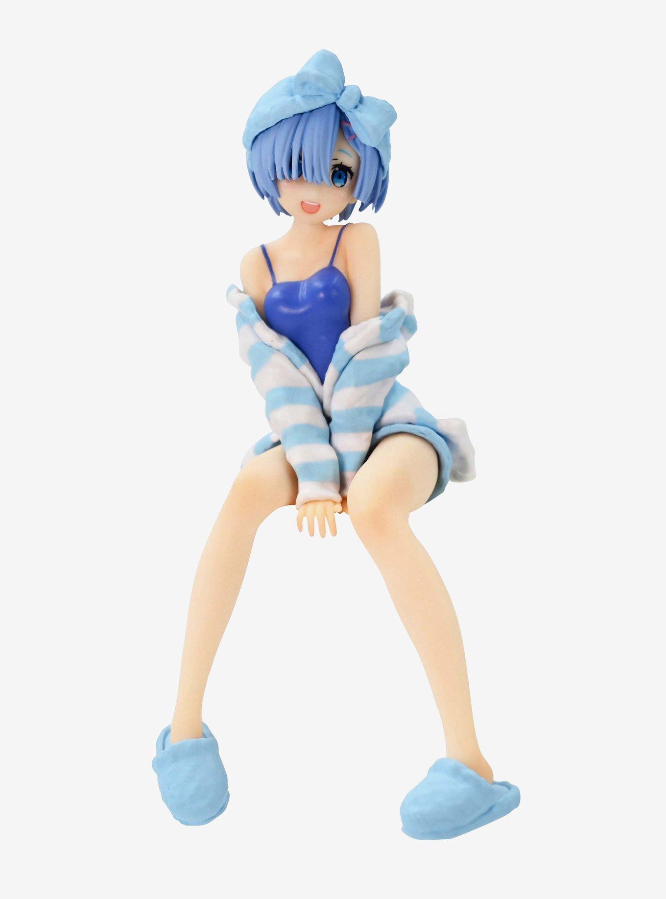 FuRyu Re:Zero Starting Life in Another World Noodle Stopper Rem (Room Wear Ver.) Figure, , hi-res