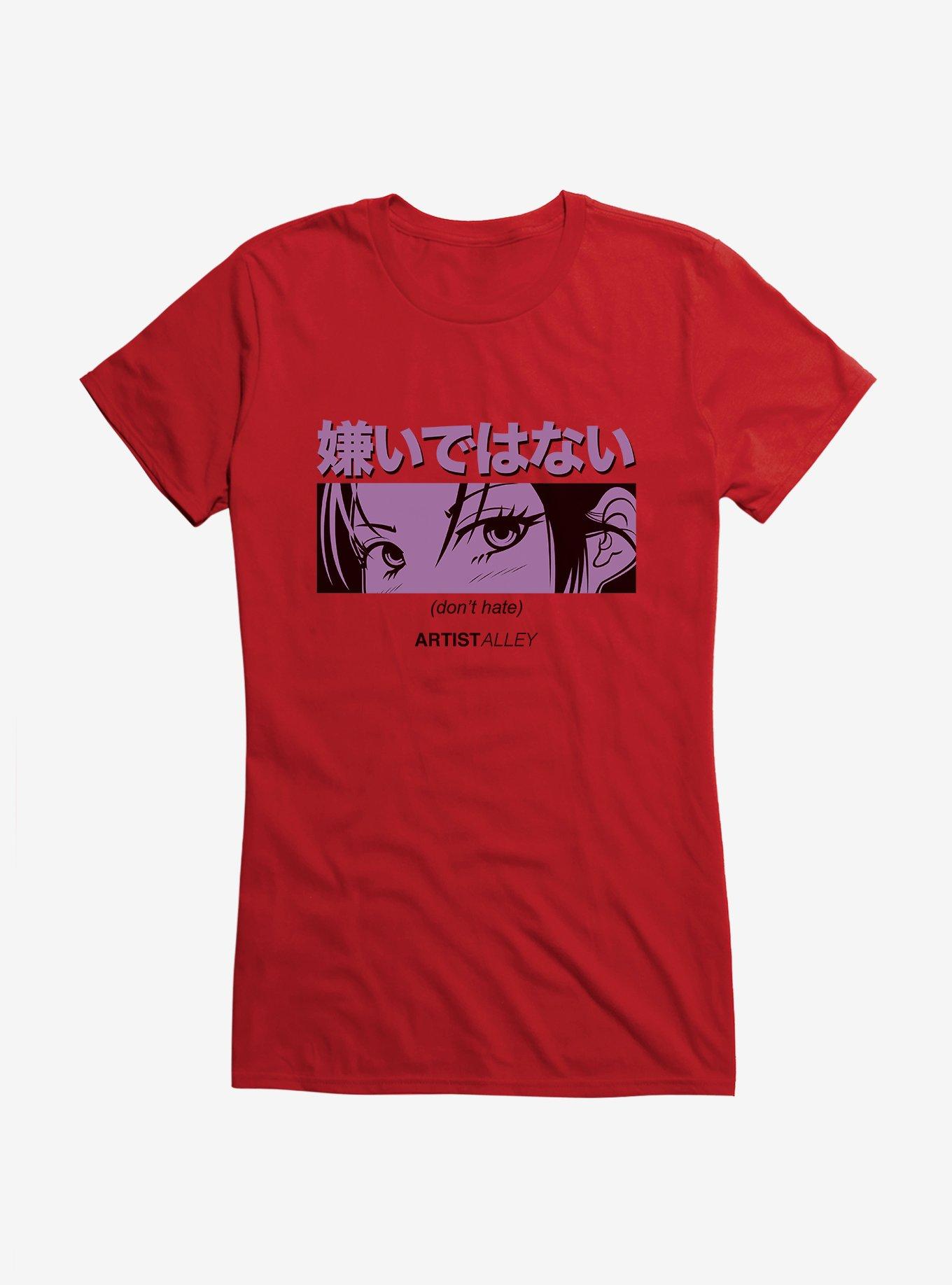Artist Alley Anime Girl Don't Hate Girls T-Shirt, , hi-res