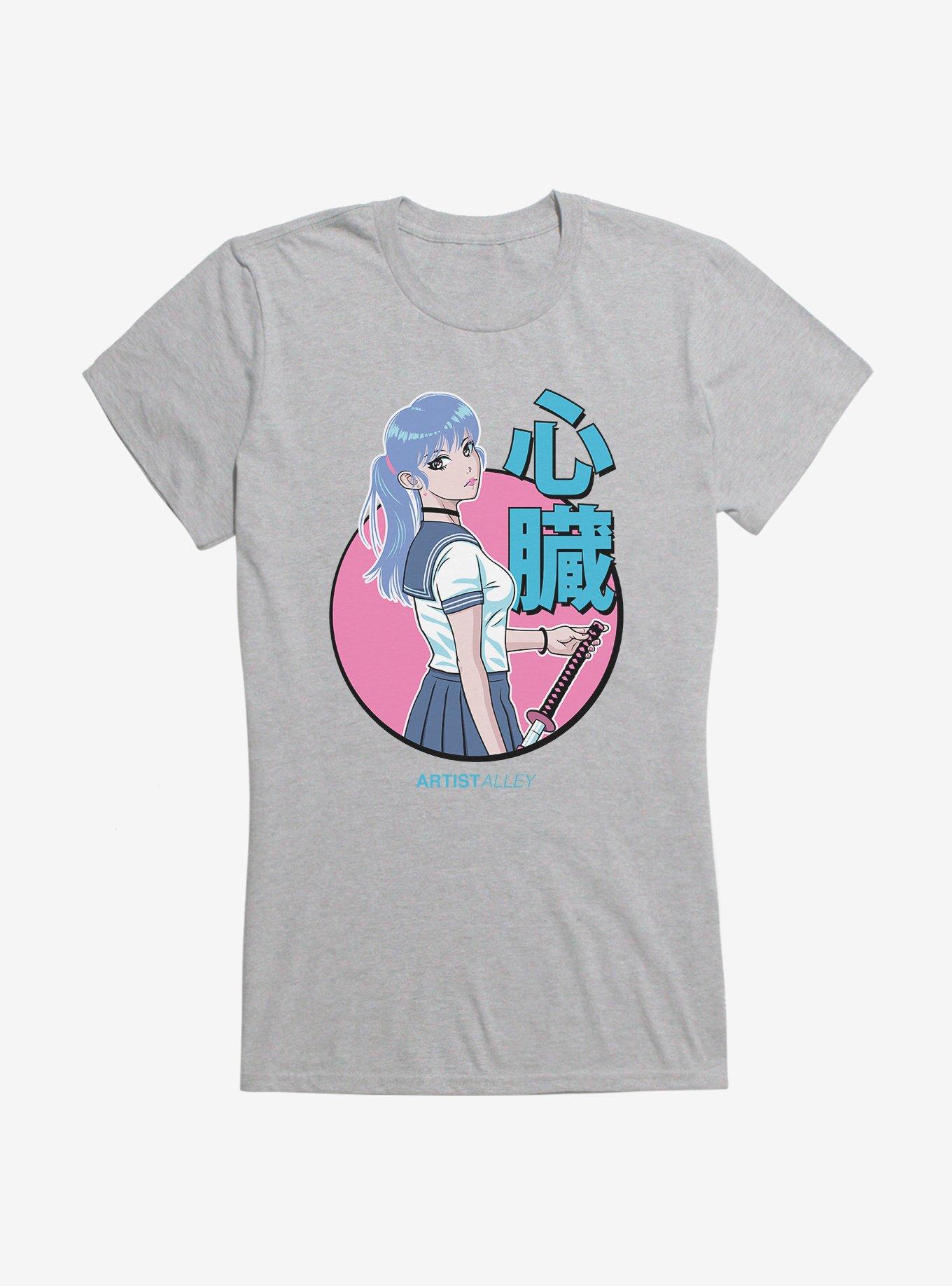 Artist Alley Anime Girl Heart Girls T-Shirt | Hot Topic