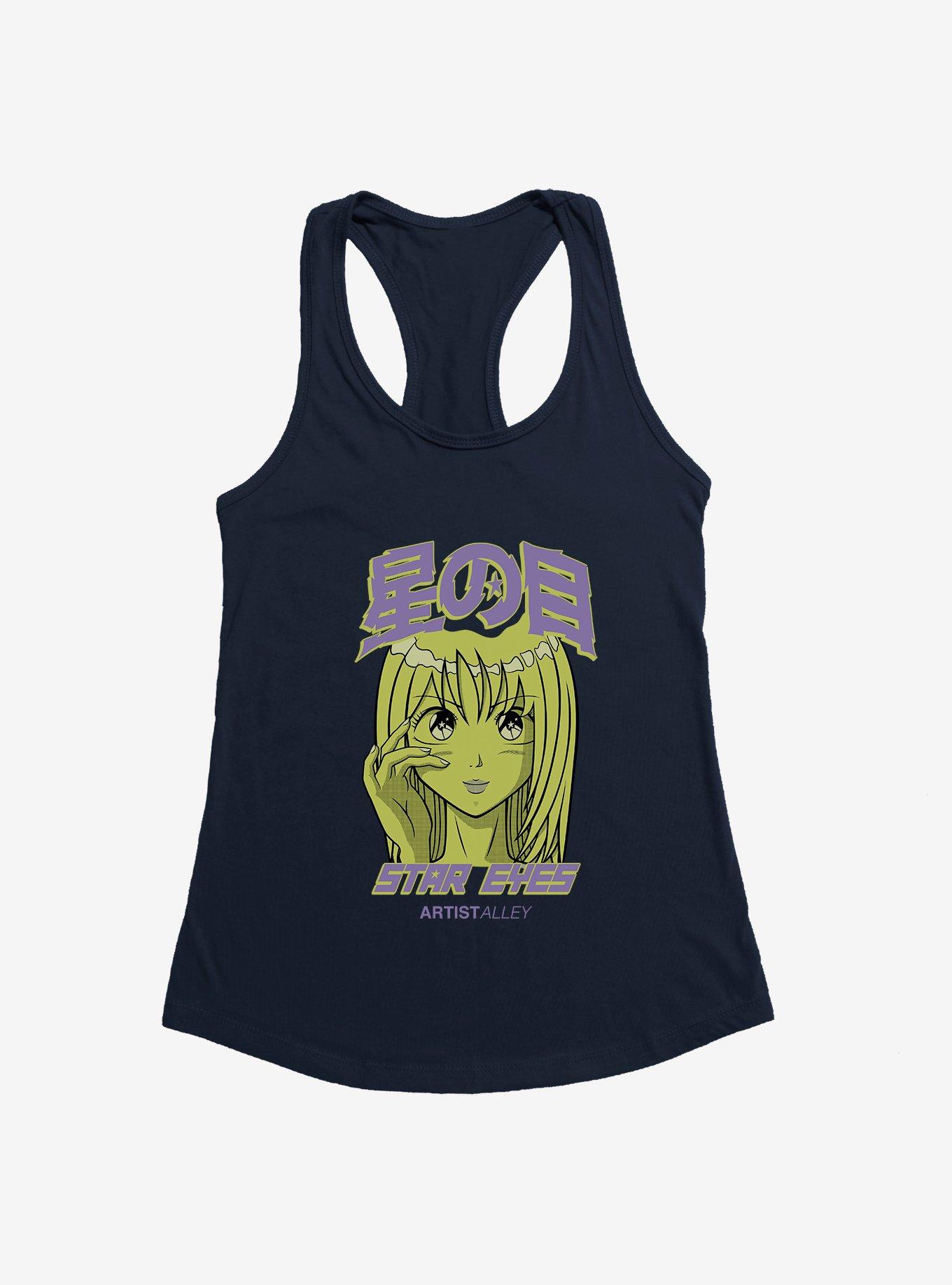 Artist Alley Anime Girl Star Eyes Girls Tank, , hi-res