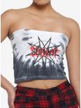 Slipknot Logo Tie-Dye Tube Top, MULTI, hi-res