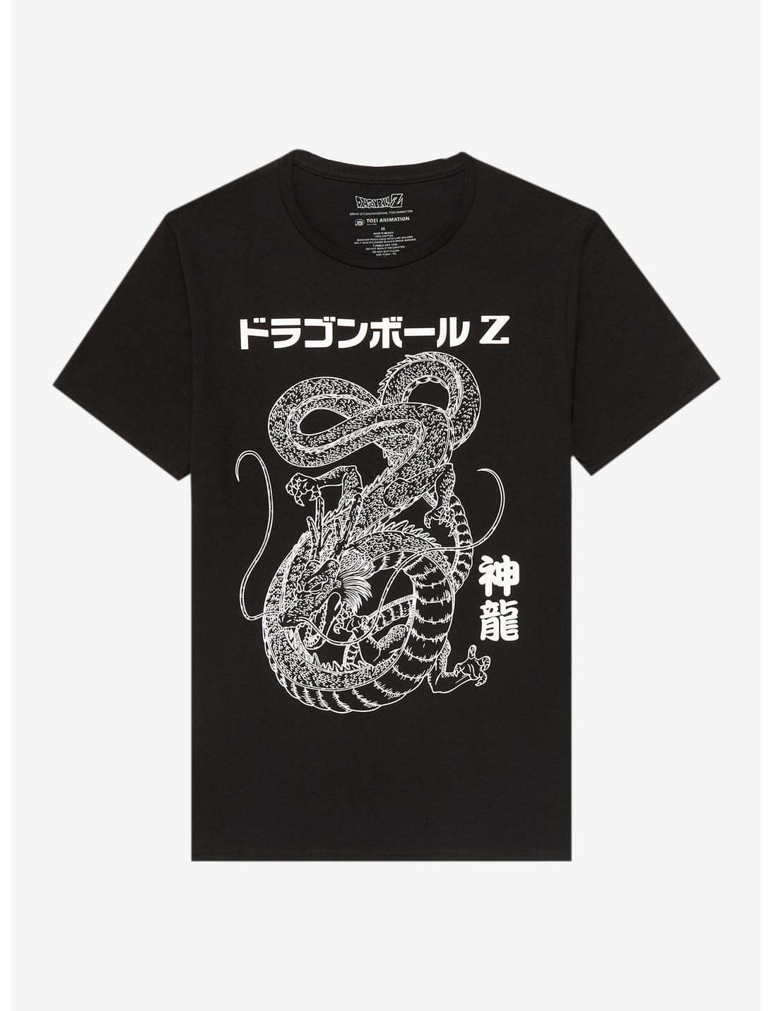 Dragon Ball Z Shenron Outline T-Shirt, BLACK, hi-res
