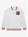 Harry Potter Hogwarts Letterman Collared Sweater - BoxLunch Exclusive , OFF WHITE, hi-res