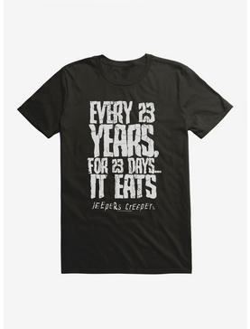 Jeepers Creepers 23 Years For 23 Days T-Shirt, , hi-res