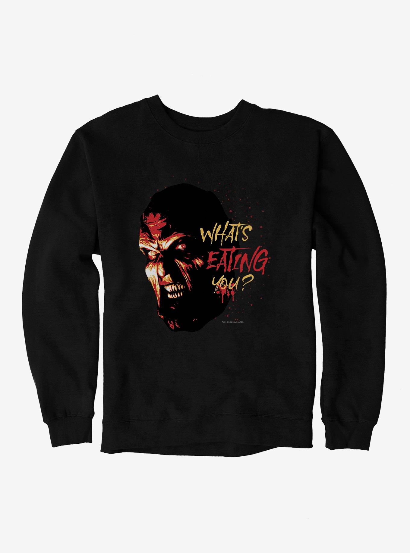 Jeepers Creepers What's Eating You? Sweatshirt, BLACK, hi-res