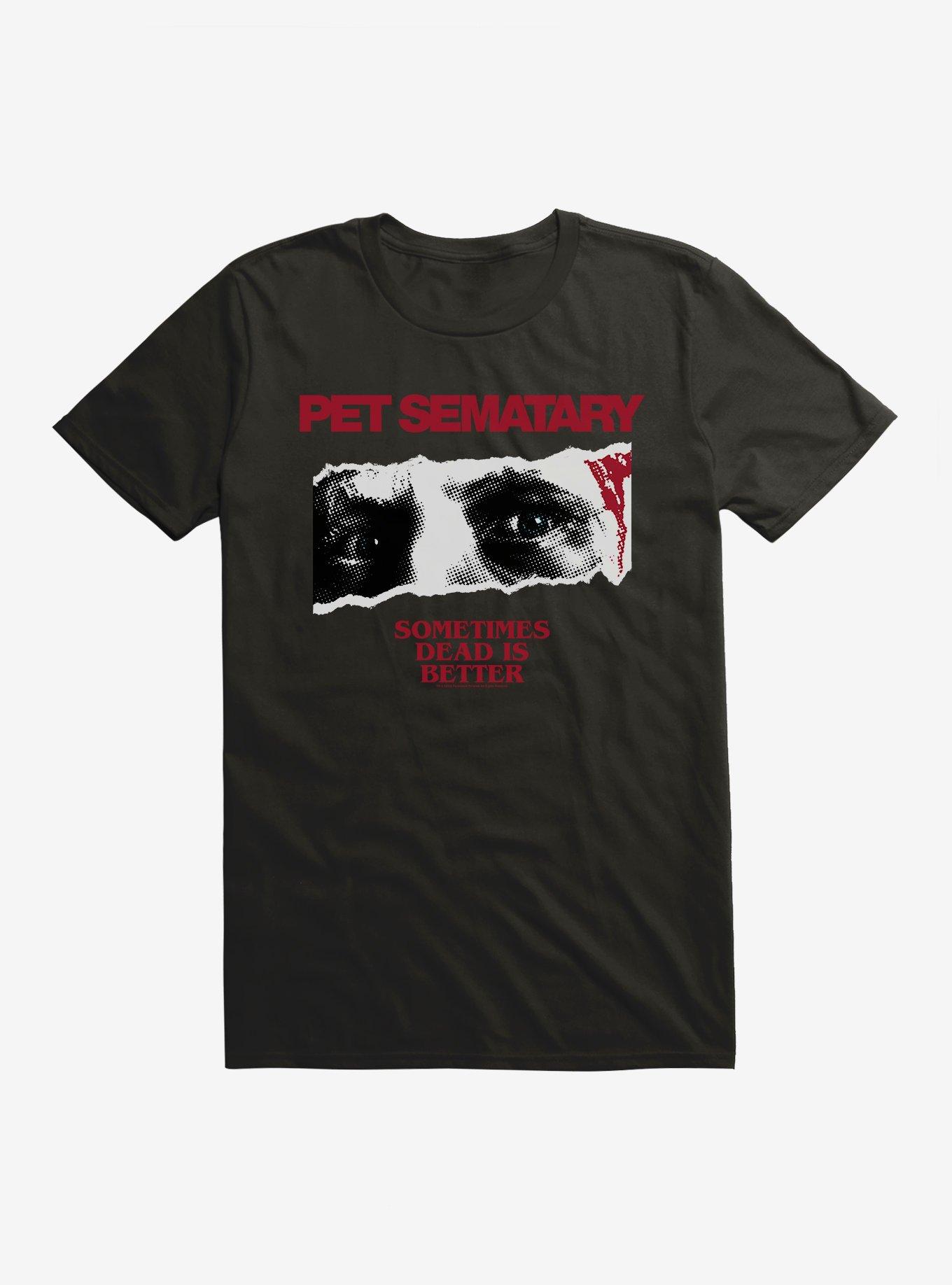 Pet Sematary Blue Eyes T-Shirt, BLACK, hi-res
