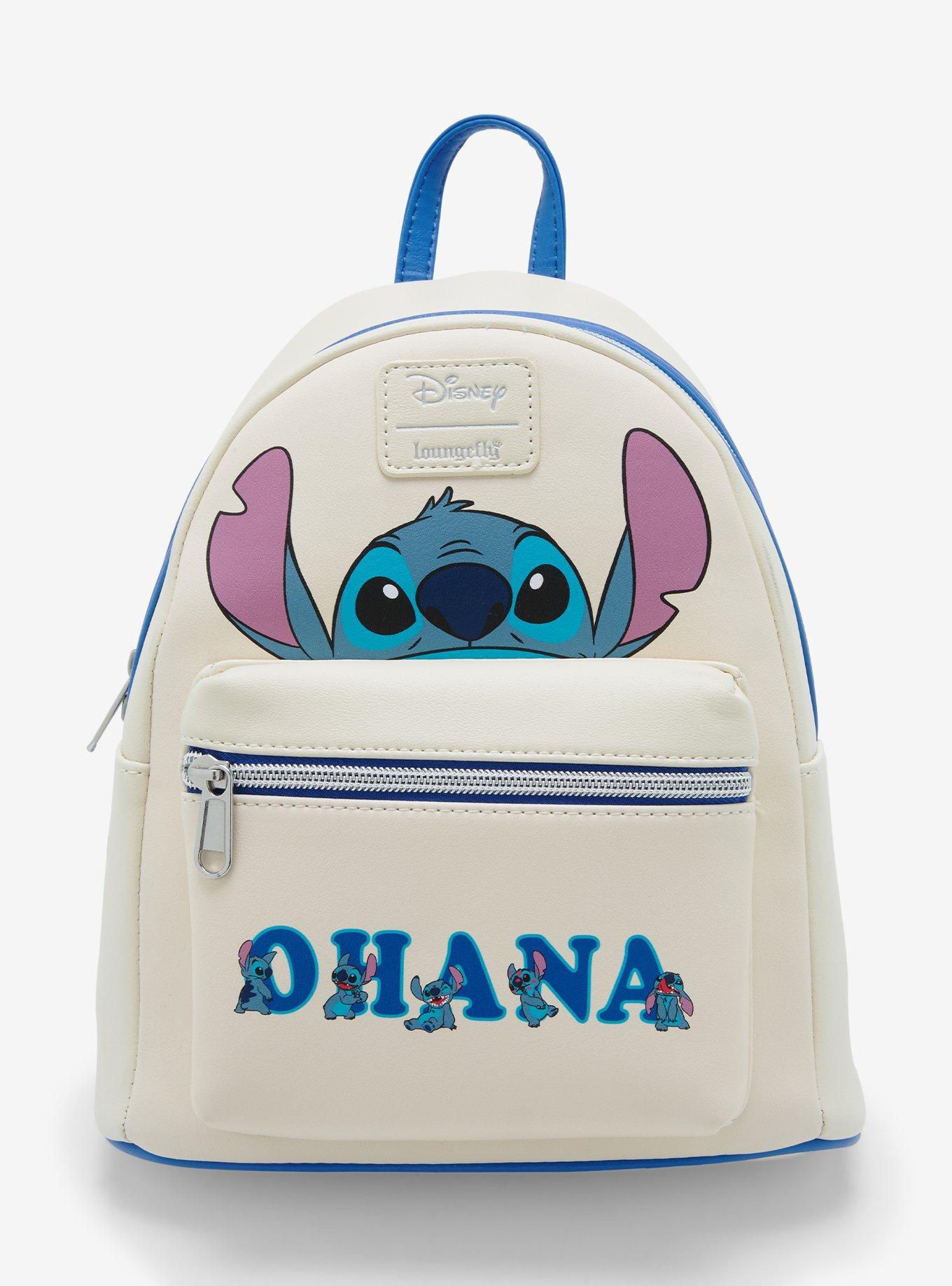 Stitch upside down Loungefly backpack mini stuffed