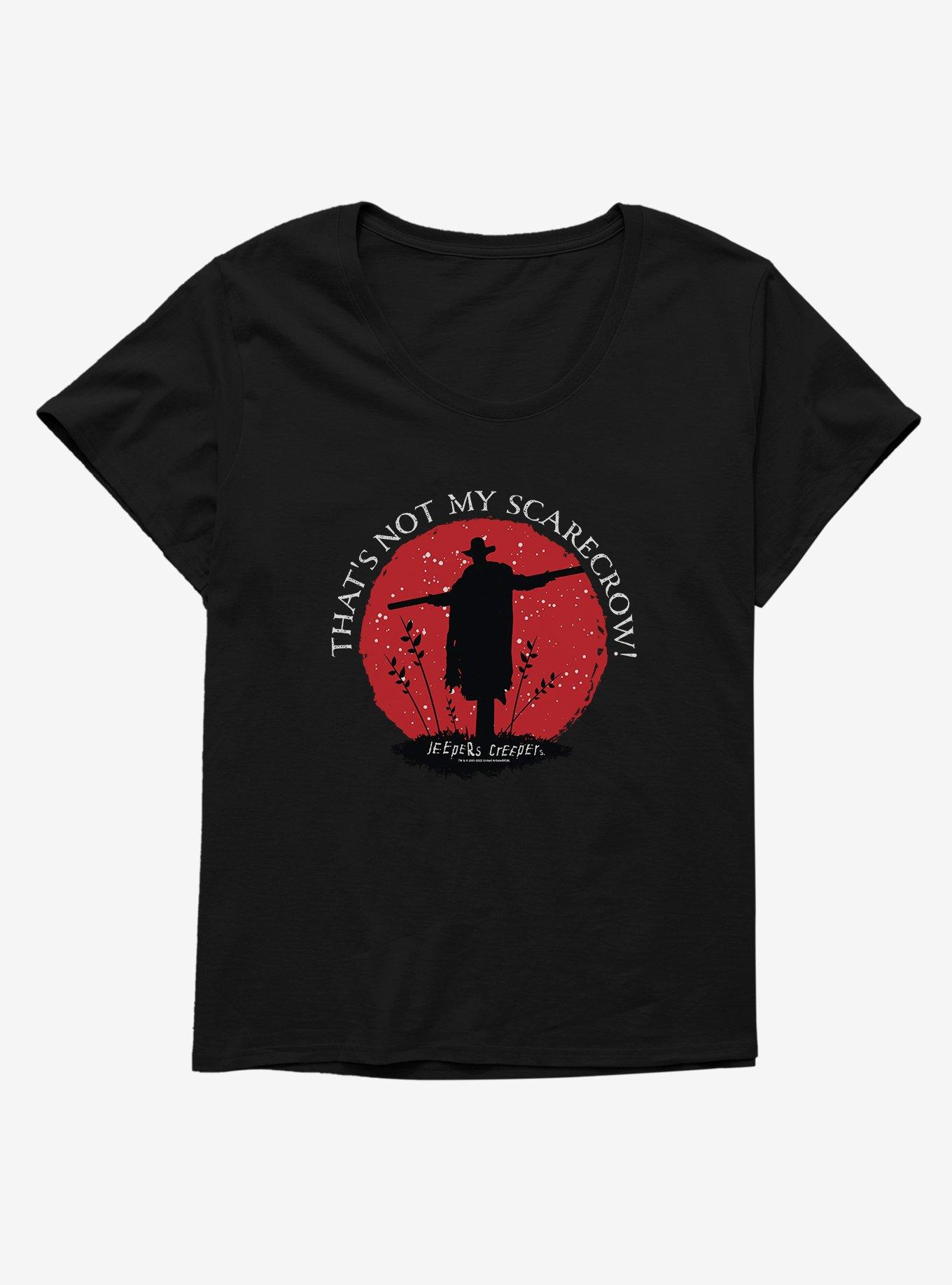 Jeepers Creepers Scarecrow Girls T-Shirt Plus Size, BLACK, hi-res