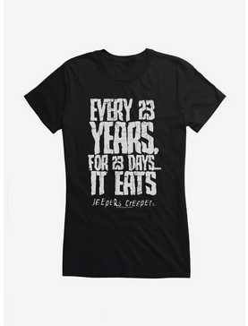 Jeepers Creepers 23 Years For 23 Days Girls T-Shirt, , hi-res