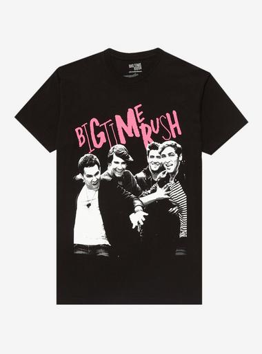 Big Time Rush Group Photo Boyfriend Fit Girls T Shirt