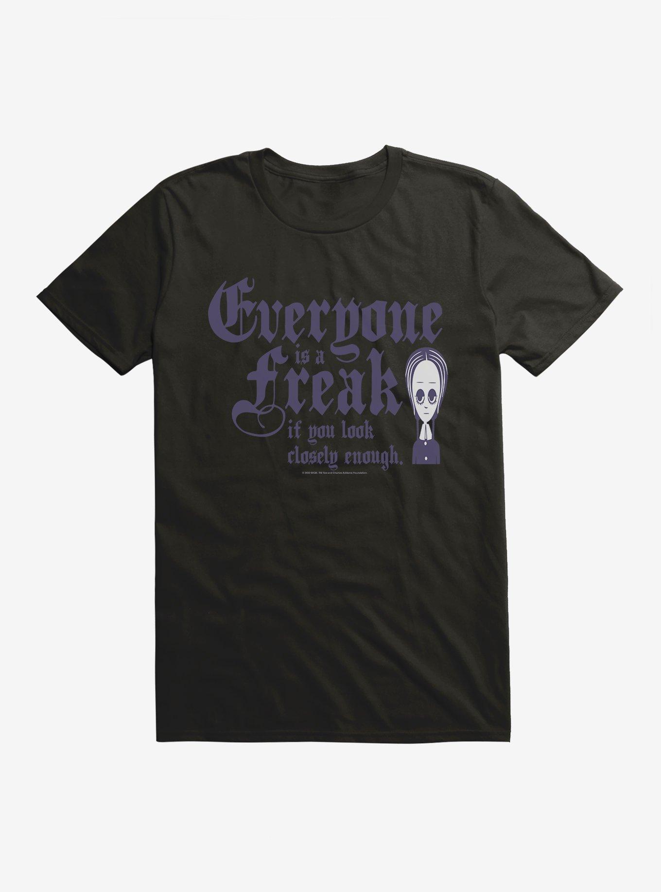 Addams Family Everyone Is A Freak T-Shirt, , hi-res