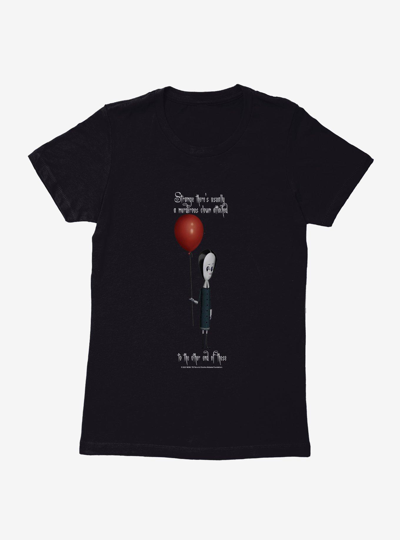 Addams Family Pennywise Womens T-Shirt, BLACK, hi-res