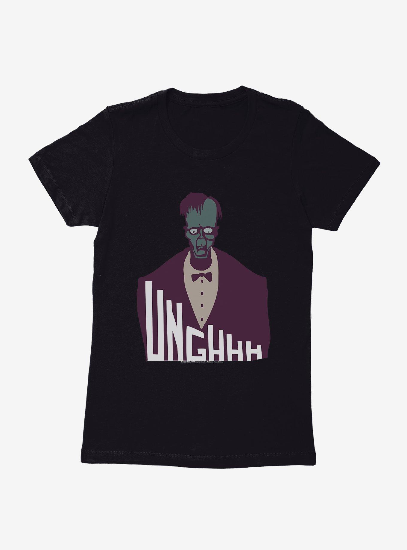 Addams Family Unghhh Womens T-Shirt, BLACK, hi-res