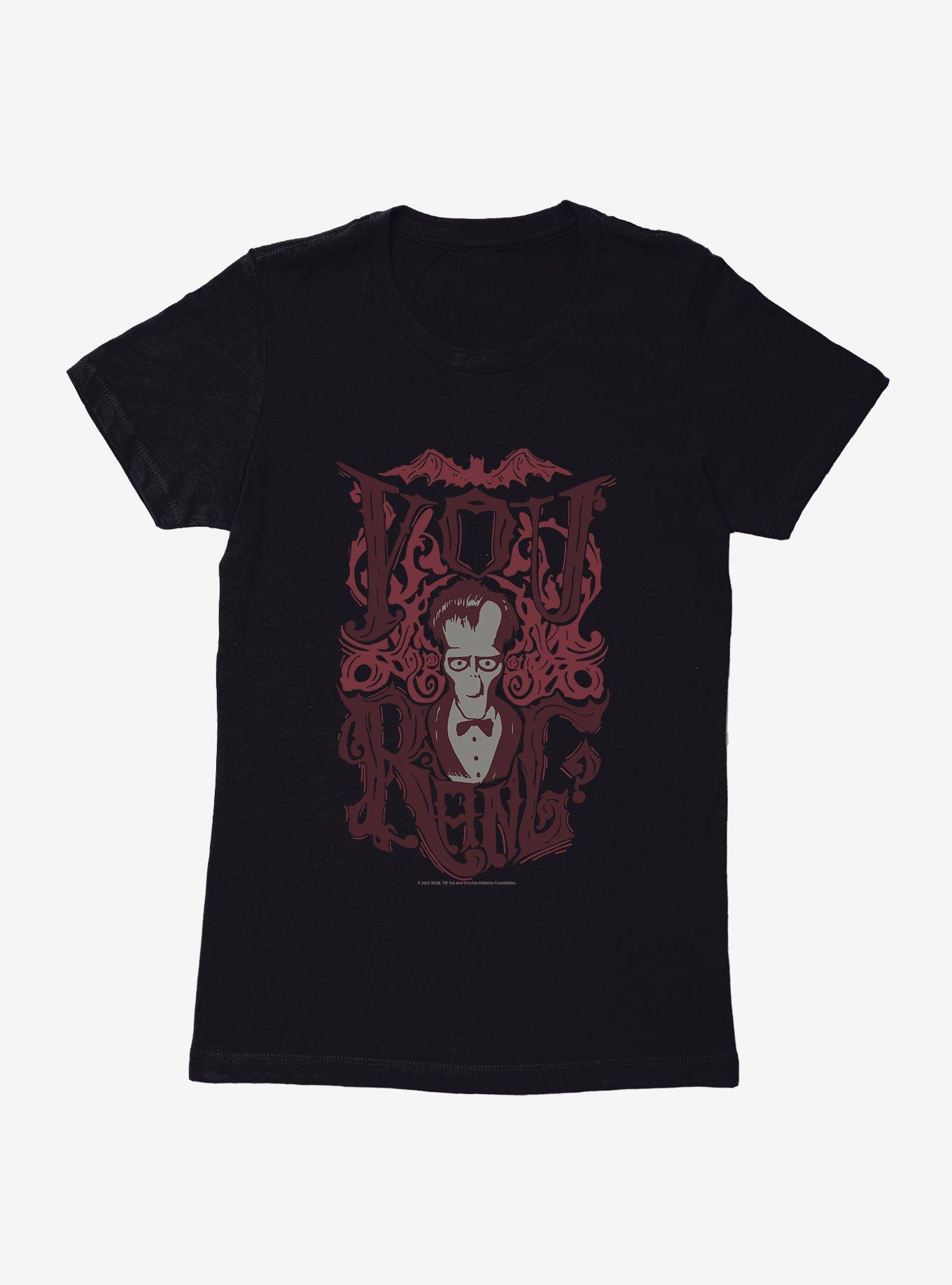 Addams Family You Rang? Womens T-Shirt, BLACK, hi-res