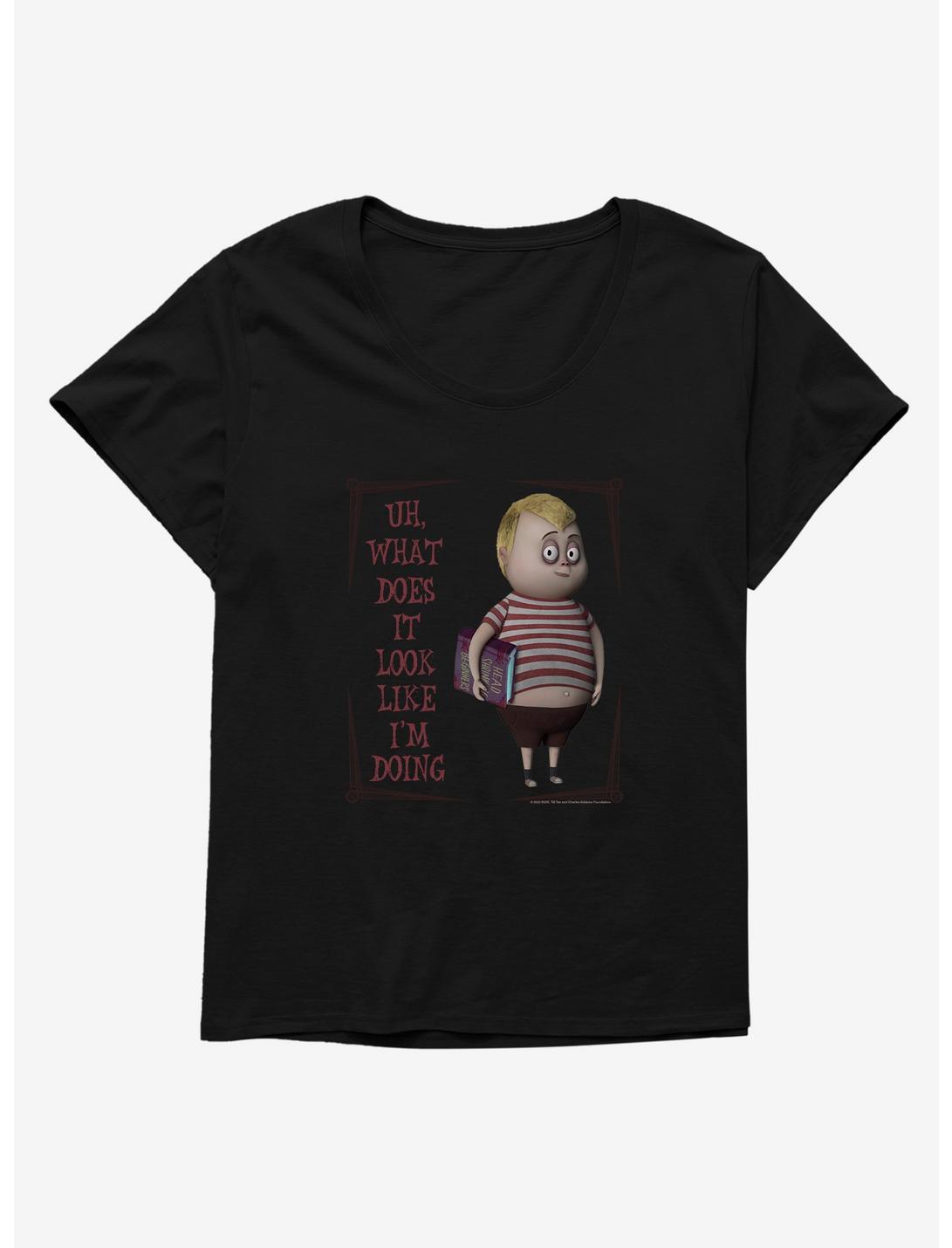 Addams Family Head Shrinking Womens T-Shirt Plus Size, BLACK, hi-res