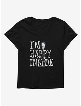 Addams Family I'm Happy Inside Womens T-Shirt Plus Size, , hi-res