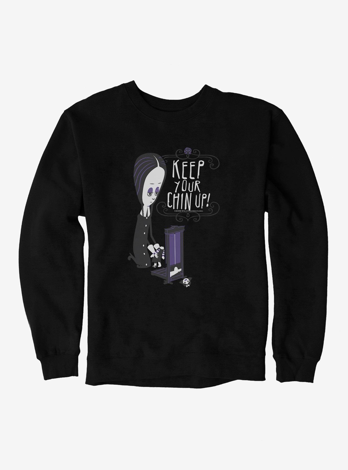 The Addams Family Keep Your Chin Up! Sweatshirt, , hi-res