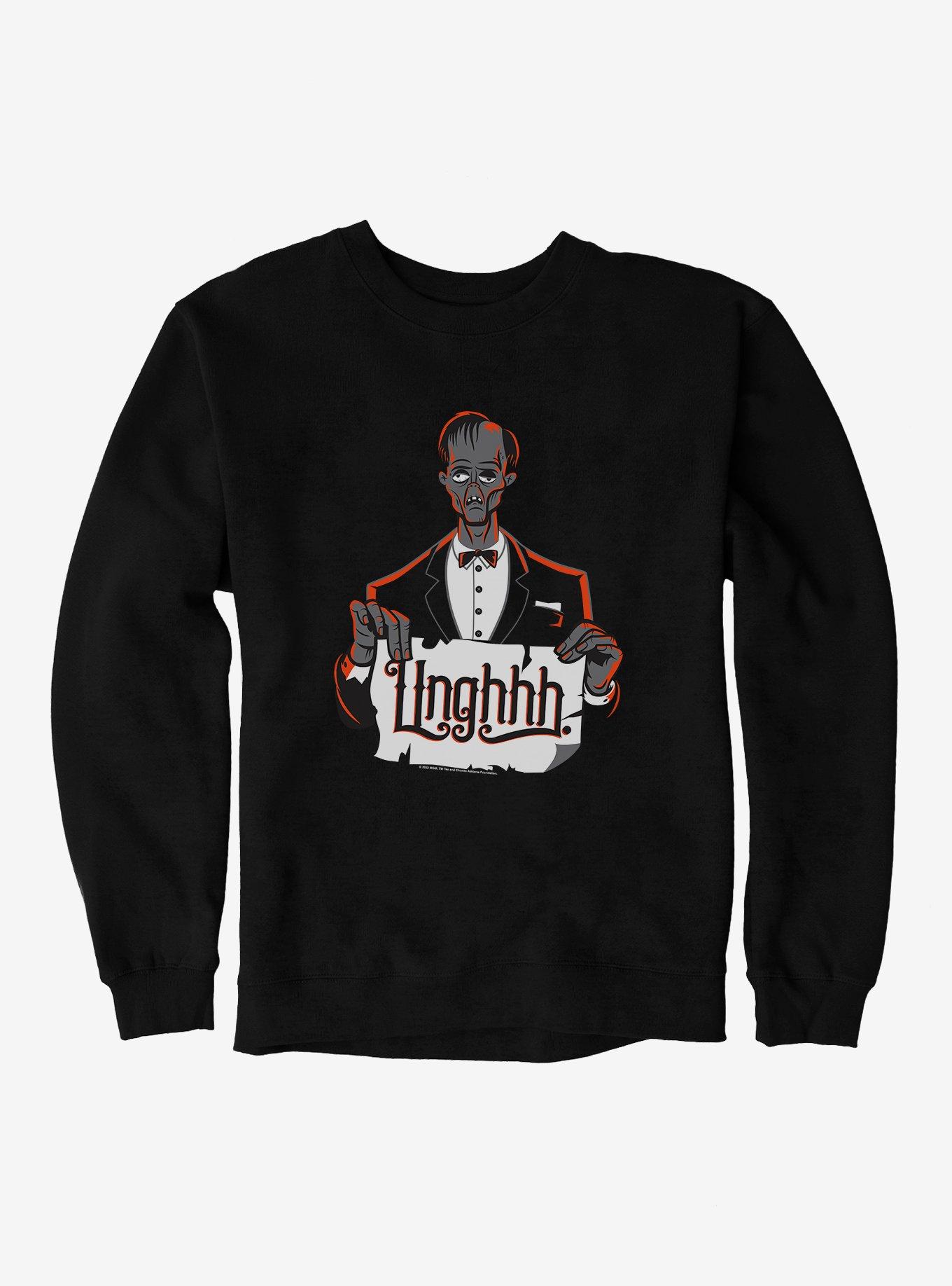 The Addams Family Lurch Sweatshirt, BLACK, hi-res