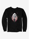 The Addams Family Wednesday Spiderwebs Sweatshirt, BLACK, hi-res