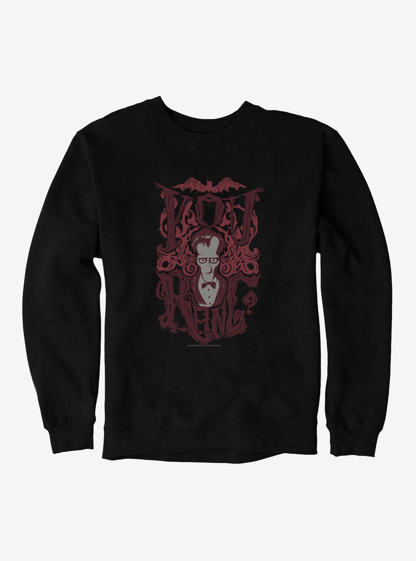 The Addams Family You Rang? Sweatshirt, BLACK, hi-res