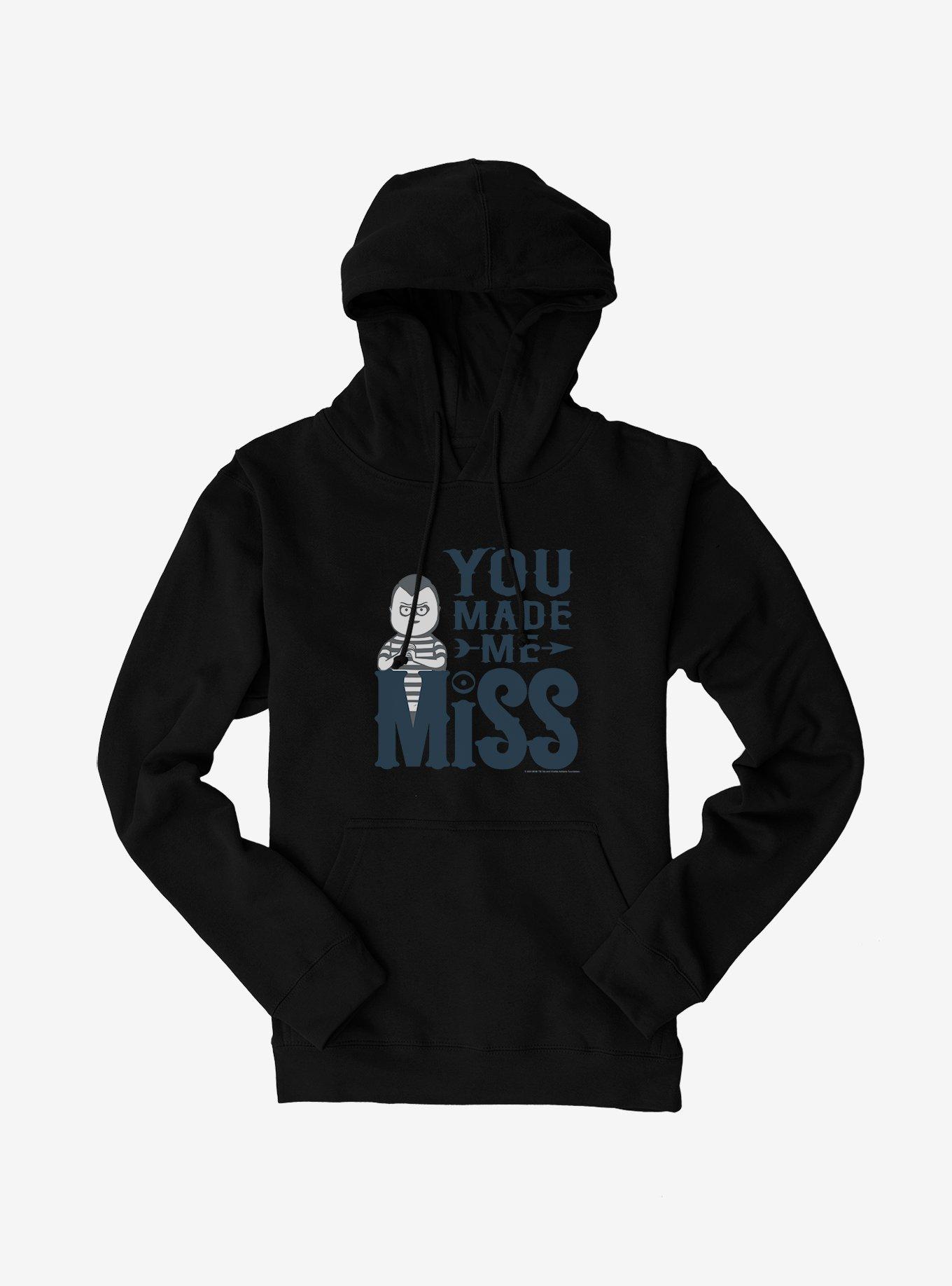 The Addams Family You Made Me Miss Hoodie, BLACK, hi-res