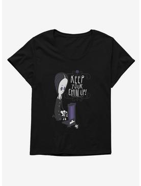Addams Family Keep Your Chin Up! Womens T-Shirt Plus Size, , hi-res