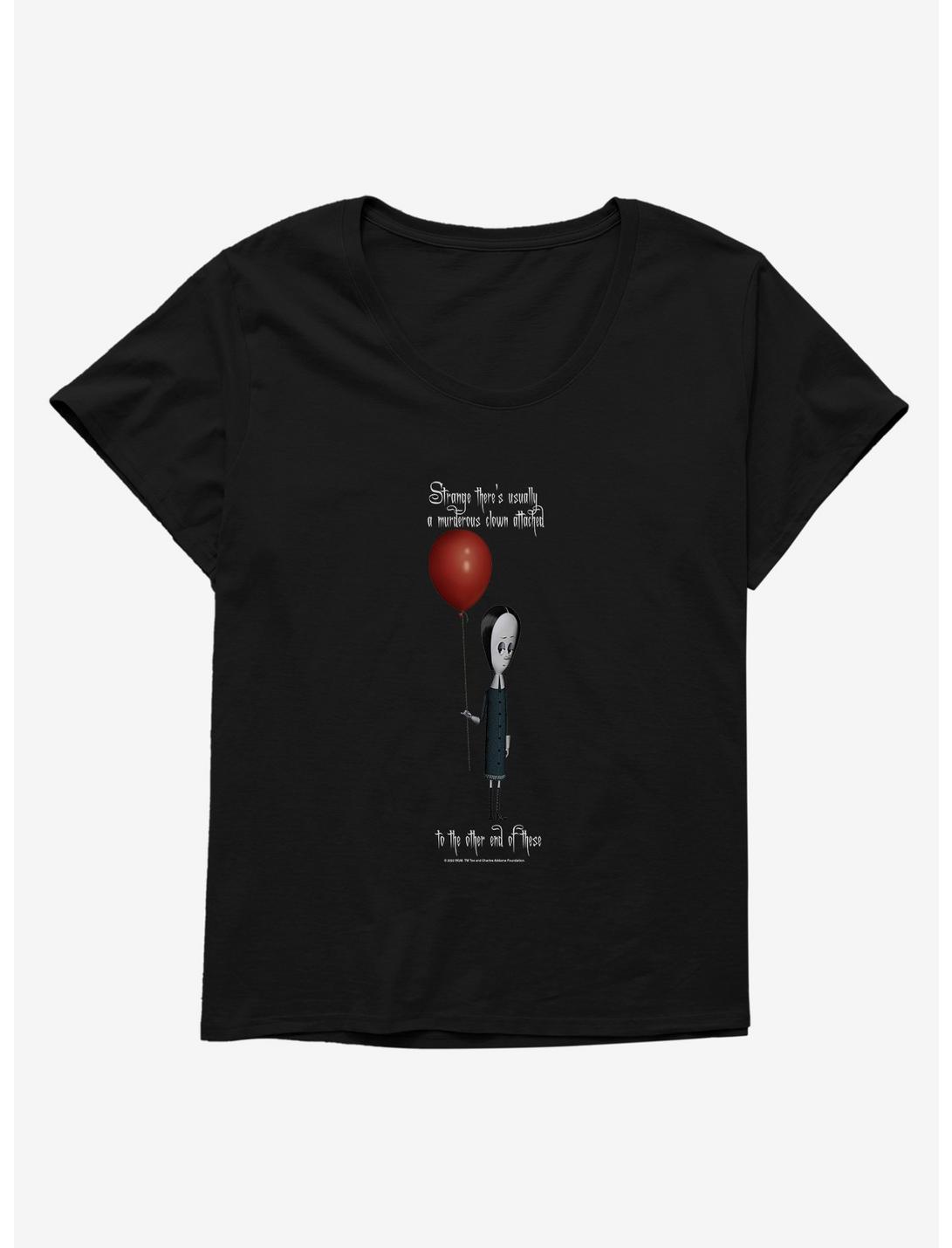 Addams Family Pennywise Womens T-Shirt Plus Size, BLACK, hi-res