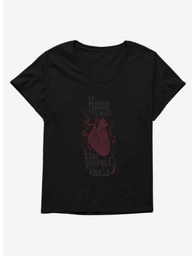 Addams Family Severed Heart Womens T-Shirt Plus Size, , hi-res