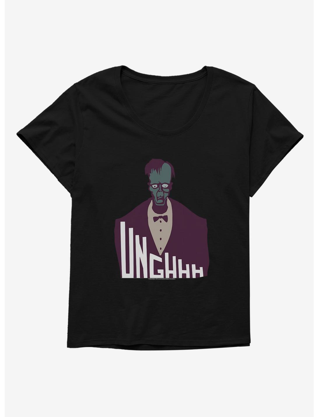 Addams Family Unghhh Womens T-Shirt Plus Size, BLACK, hi-res