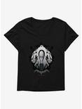 Addams Family Wednesday Snakes Womens T-Shirt Plus Size, BLACK, hi-res
