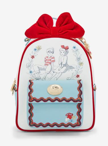 Loungefly Kiki’s delivery store service Plaid backpack