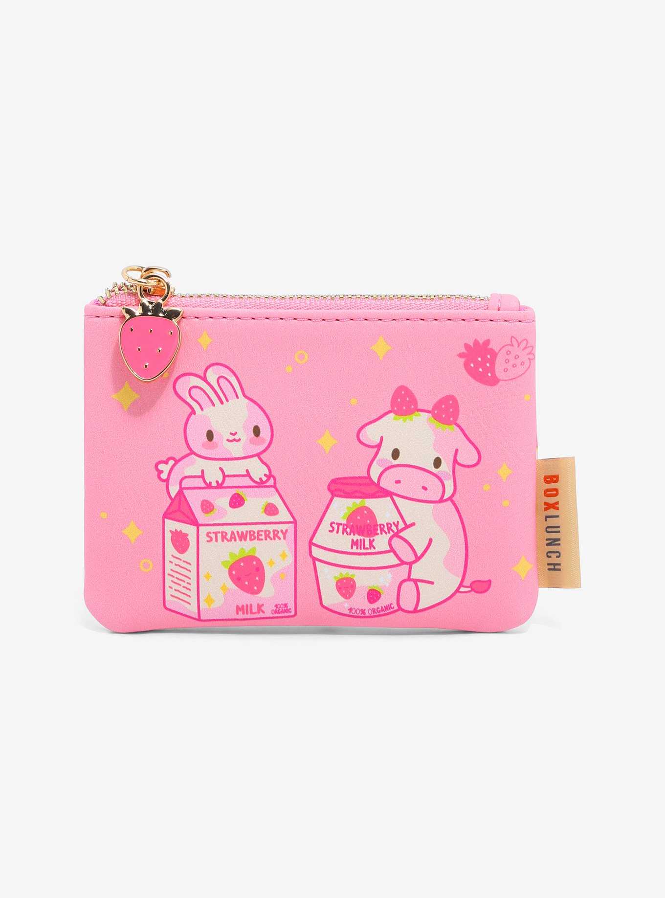 Strawberry Milk Animal Coin Purse - BoxLunch Exclusive, , hi-res