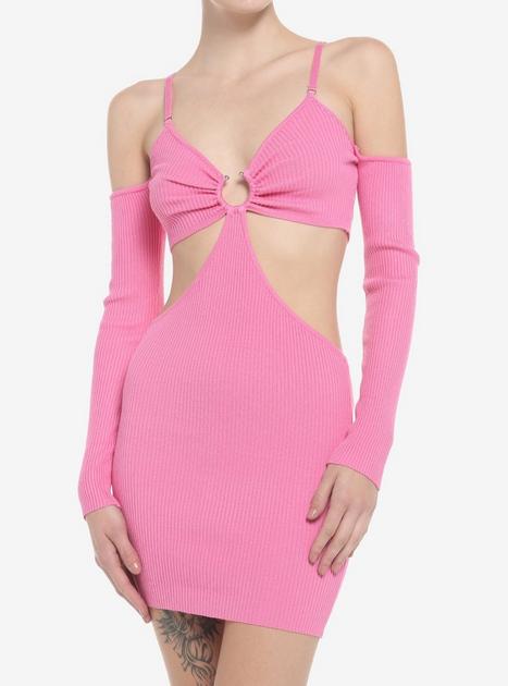 coquette dress Coquette Bow Bust Midi Dress Blush