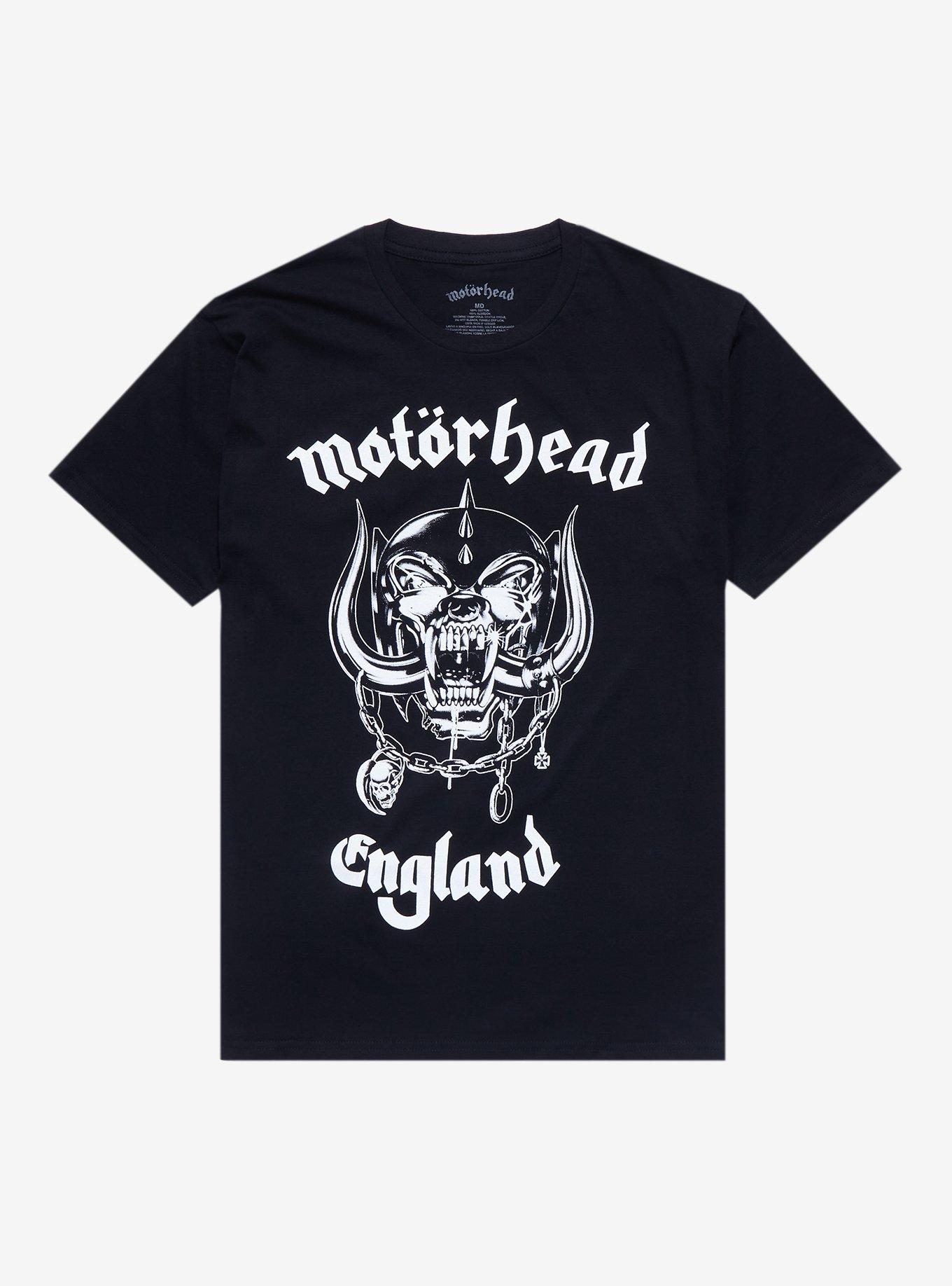 Motorhead England Logo T-Shirt, BLACK, hi-res