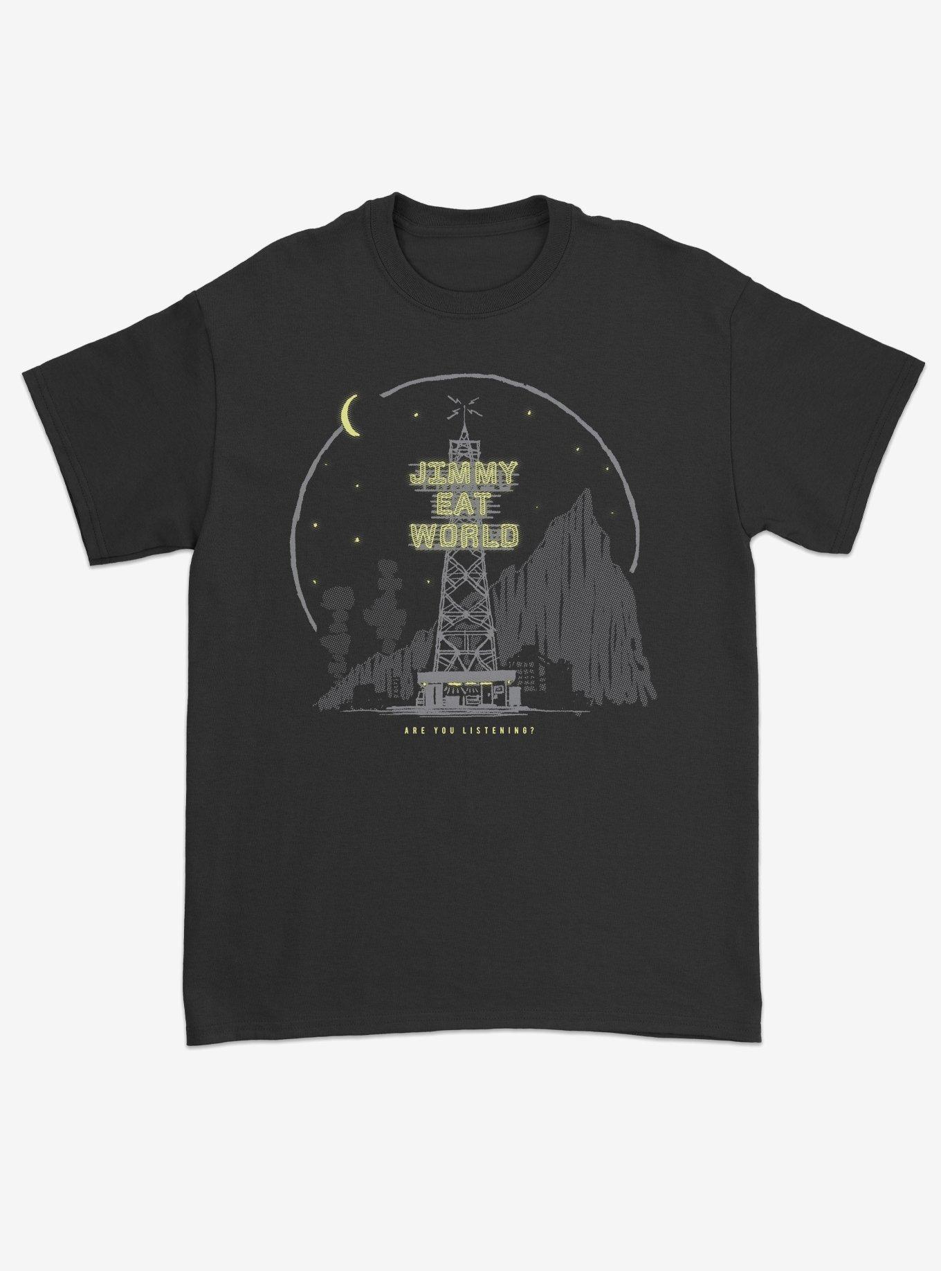 Jimmy Eat World Are You Listening? T-Shirt, BLACK, hi-res