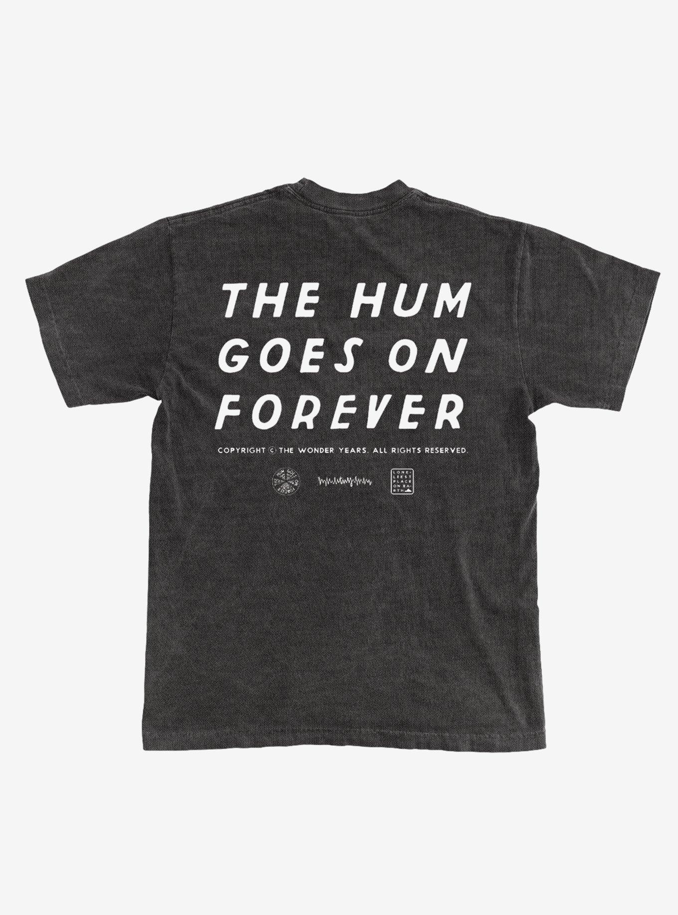 The Wonder Years The Hum Goes On Forever T-Shirt, CHARCOAL, hi-res