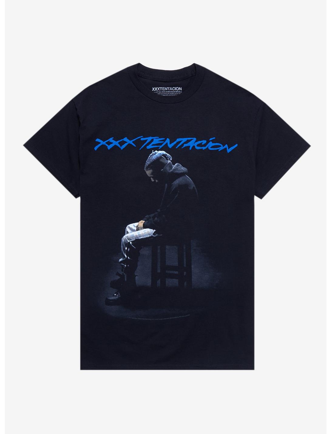 XXXTentacion Sitting Portrait T-Shirt, BLACK, hi-res