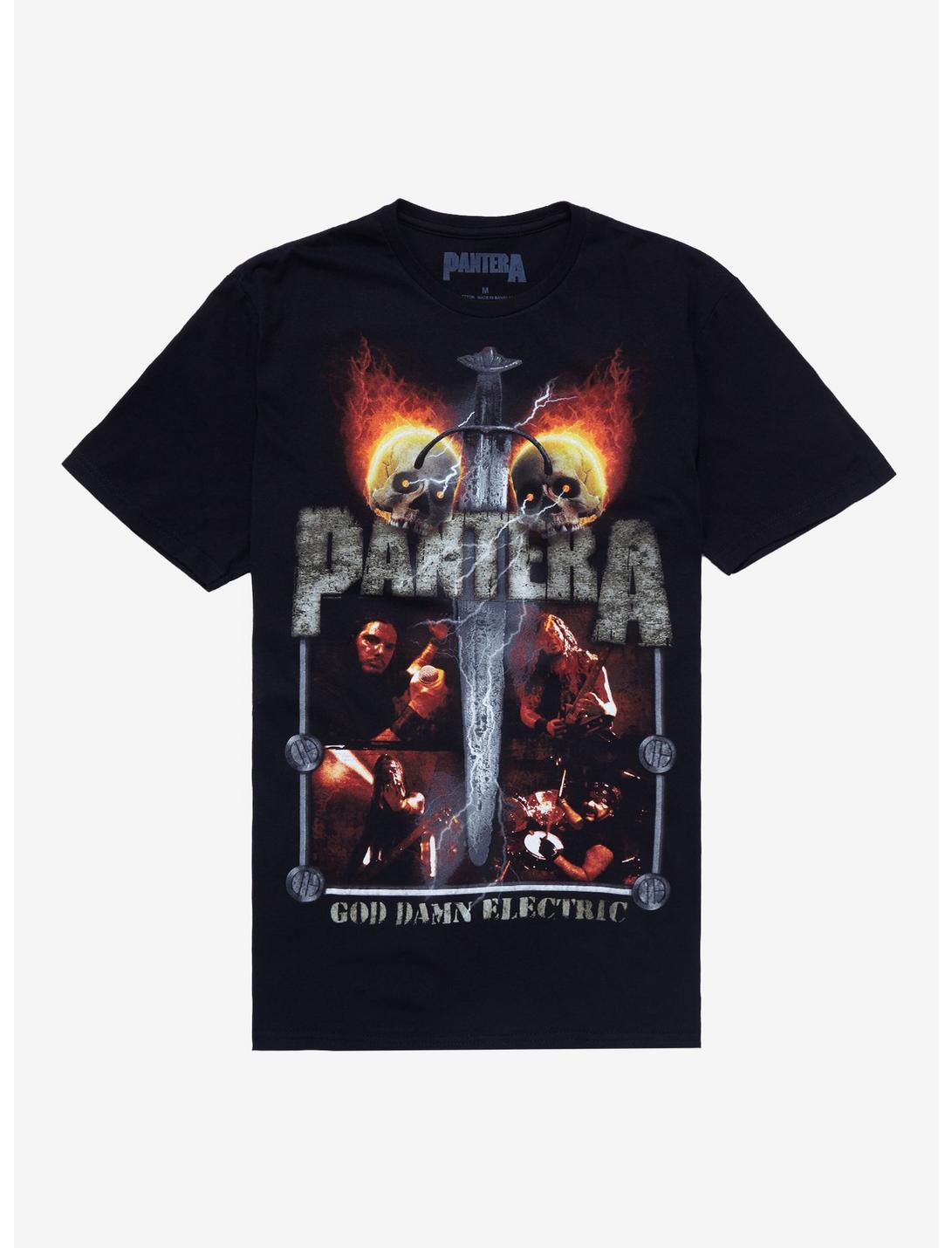Pantera Skull Sword T-Shirt, BLACK, hi-res