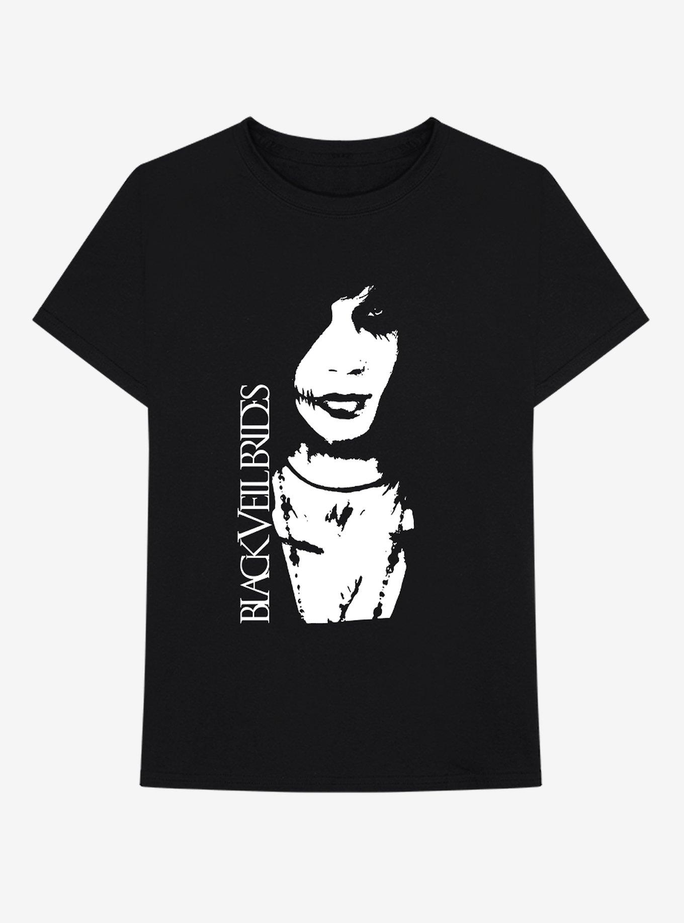 Black Veil Brides Andy Black Portrait T-Shirt, BLACK, hi-res