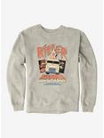 Killer Klowns From Outer Space Vintage Movie Poster Sweatshirt, OATMEAL HEATHER, hi-res