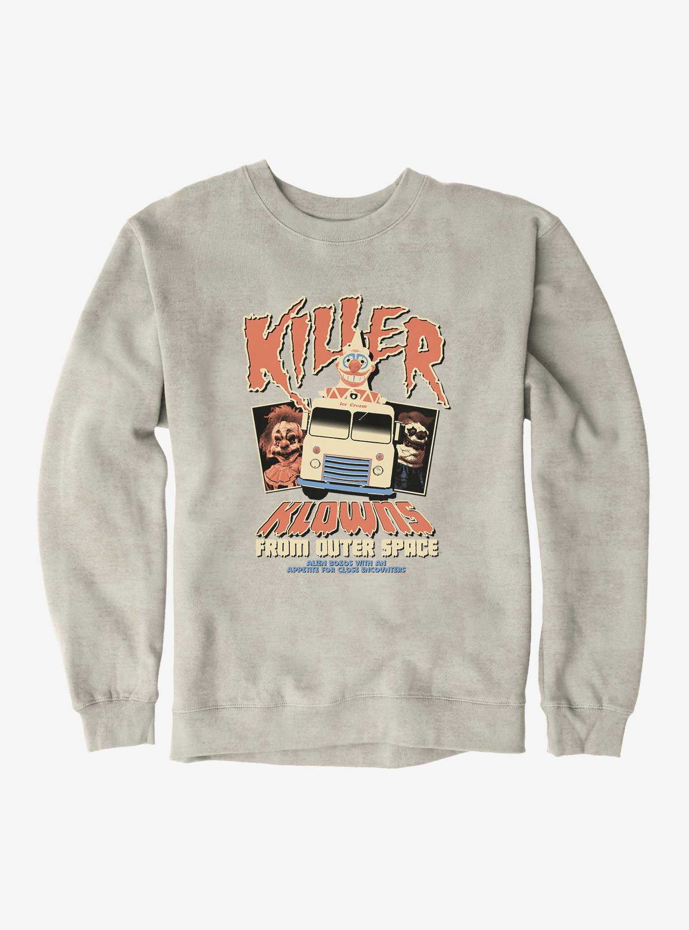Killer Klowns From Outer Space Vintage Movie Poster Sweatshirt, , hi-res