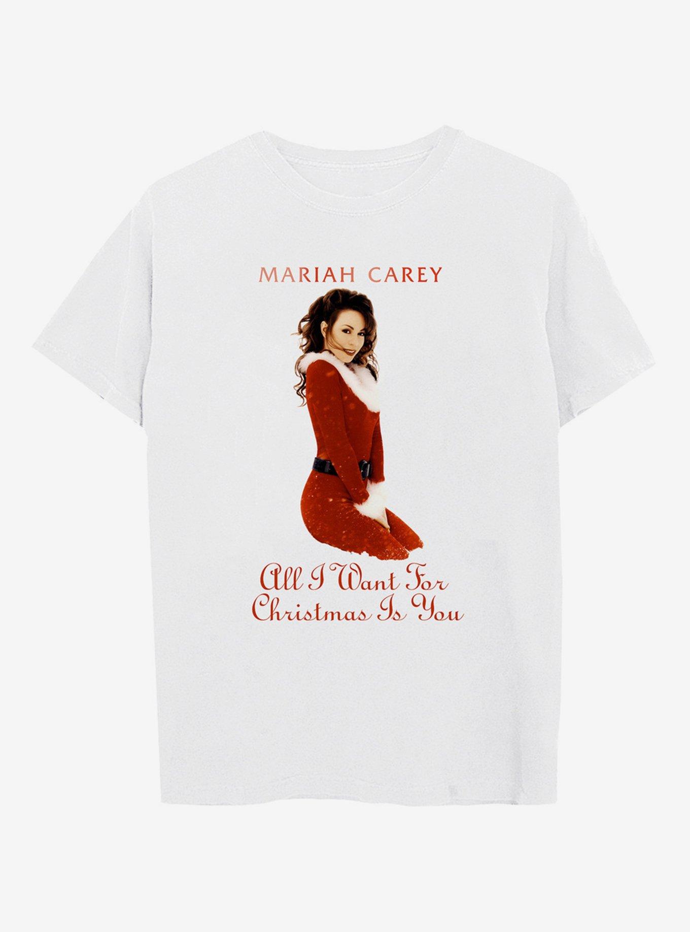 Mariah Carey All I Want For Christmas T-Shirt, BRIGHT WHITE, hi-res
