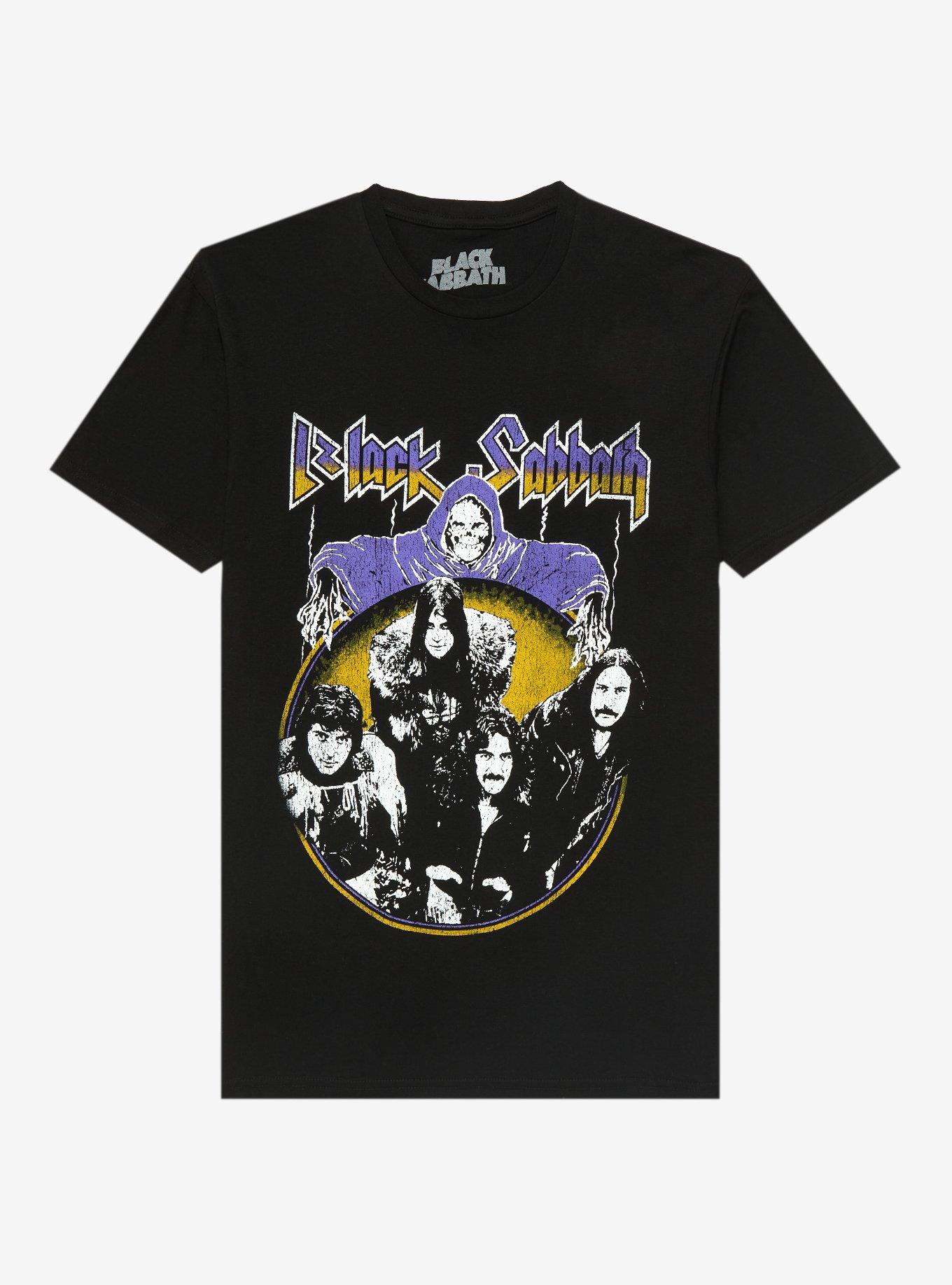 Black sabbath hot sale baseball shirt