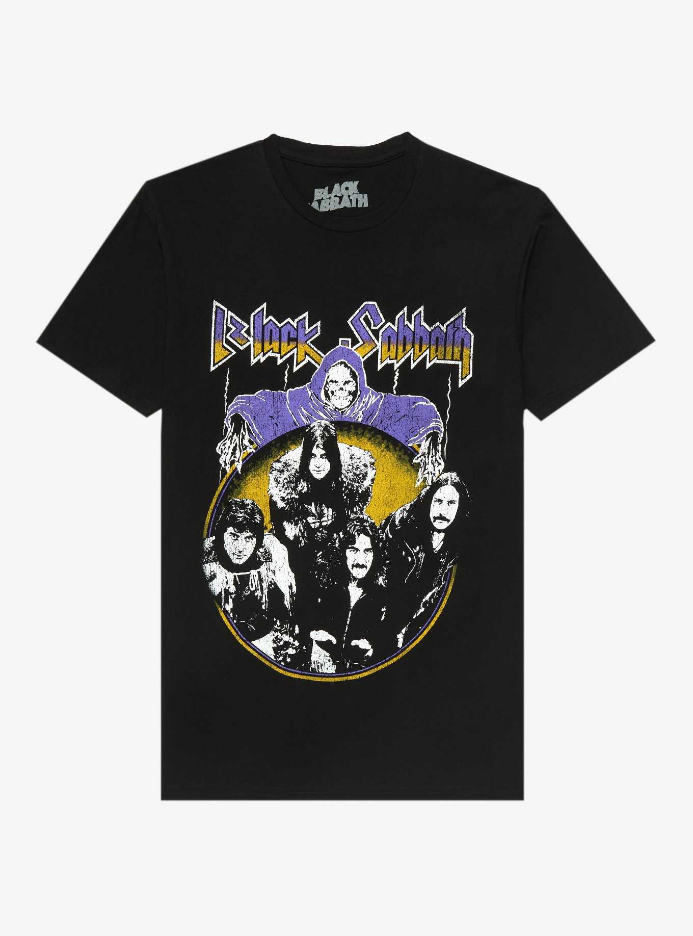 Black Sabbath Grim Reaper Band Photo T-Shirt, , hi-res
