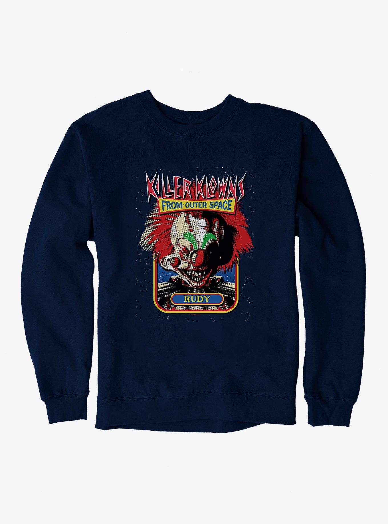 Killer Klowns From Outer Space Rudy Sweatshirt, NAVY, hi-res