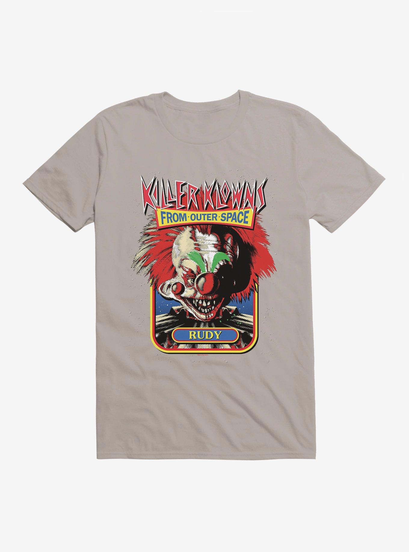 Killer Klowns From Outer Space Rudy T-Shirt, LIGHT GREY, hi-res