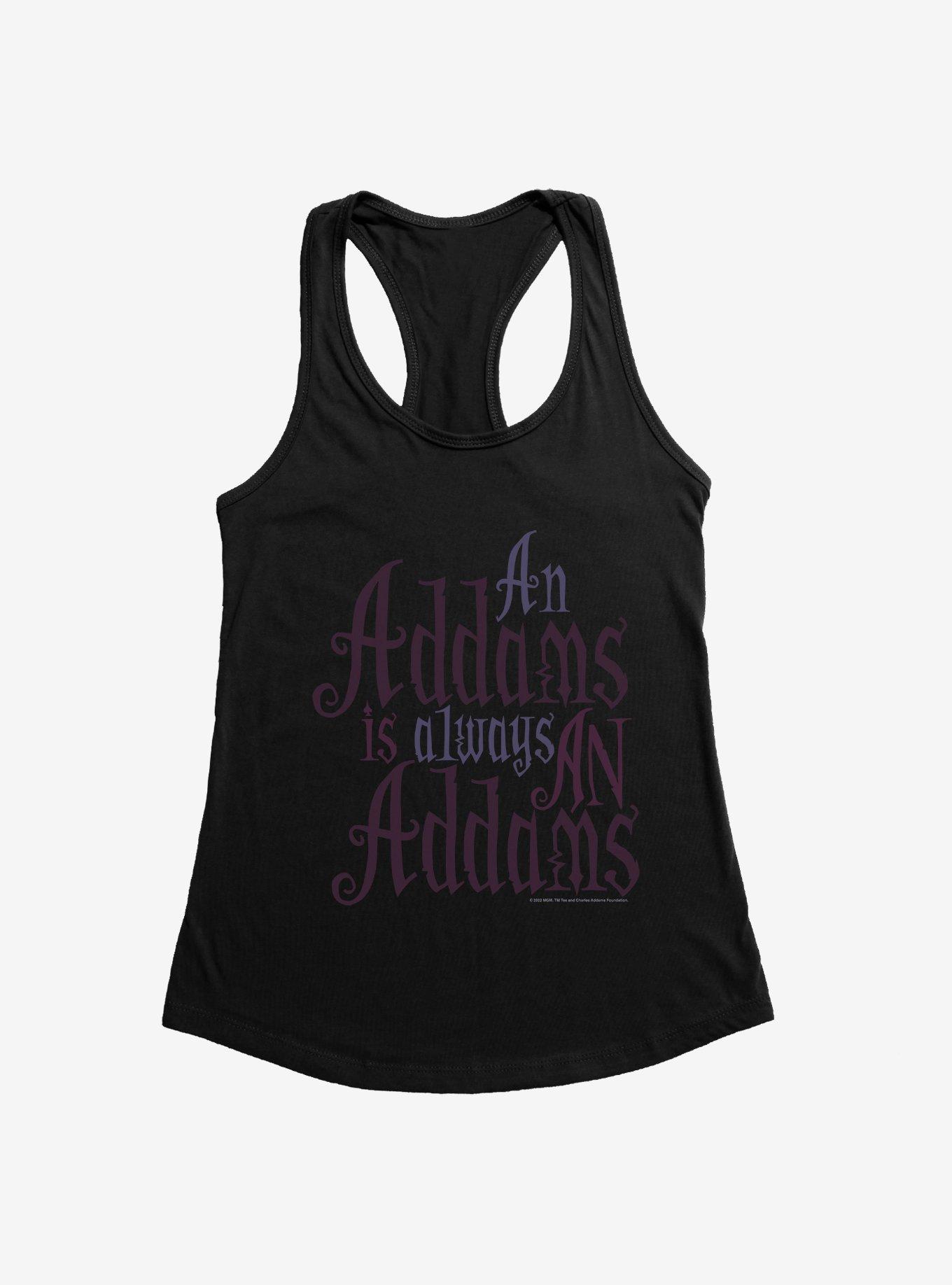 Addams Family Always An Addams Girls Tank, BLACK, hi-res