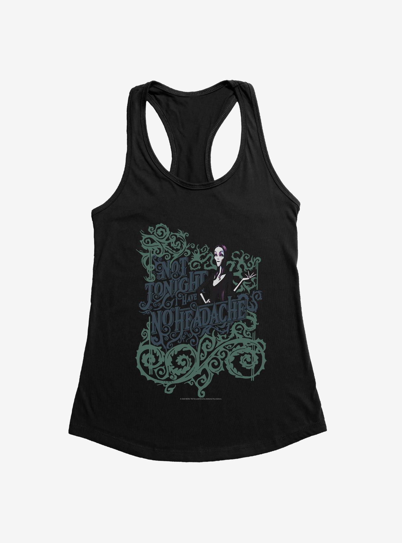 Addams Family Not Tonight Girls Tank, BLACK, hi-res