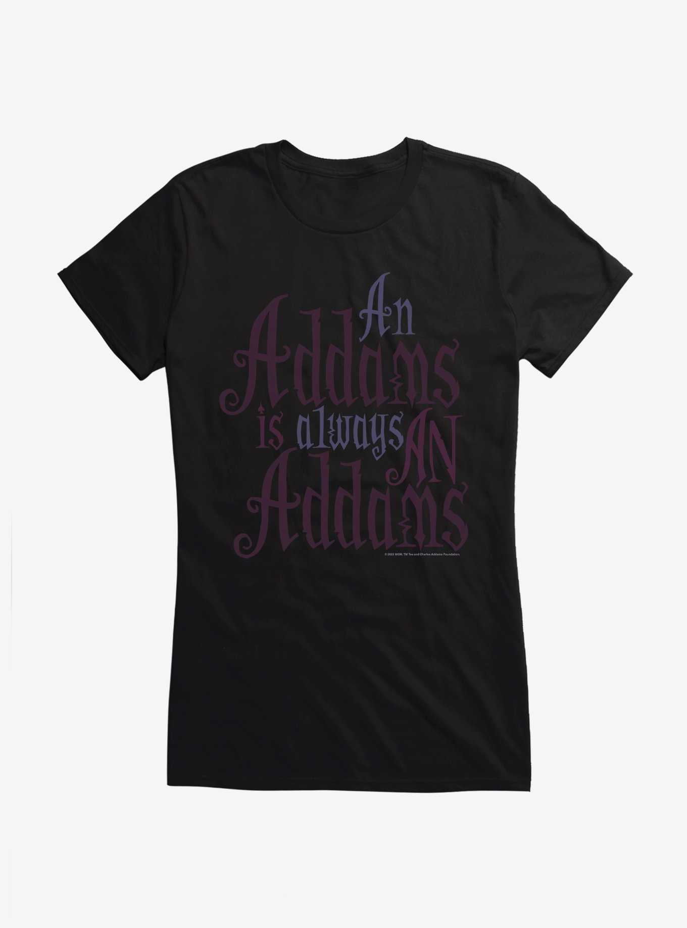 Addams Family Always An Addams Girls T-Shirt, , hi-res